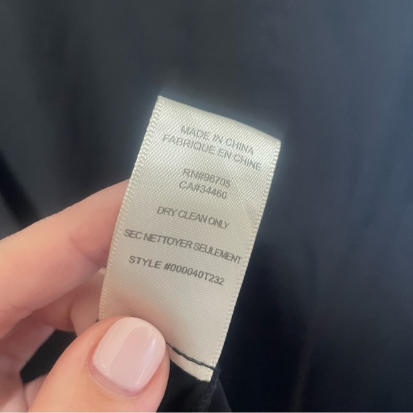 Rebecca Taylor Charlie Silk Top in Black Size 10 - Picture 8 of 9